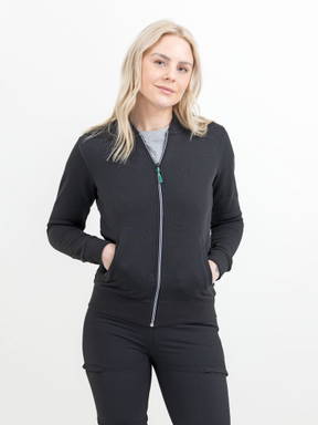 Printer Javelin Sweater Volledige Rits Dames 2262055 - Zwart