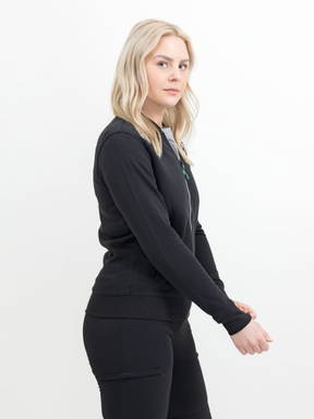 Printer Javelin Sweater Volledige Rits Dames 2262055 - Zwart
