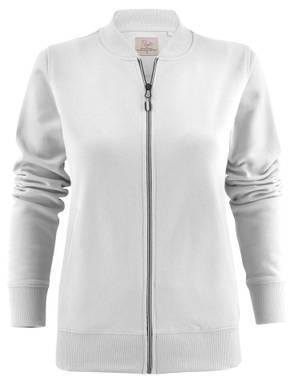 Printer Javelin Pullover mit durchgehendem Reißverschluss für Damen 2262055 - Weiß