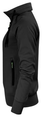 Printer Jog Rsx Sweater Volledige Rits Dames 2262064 - Zwart