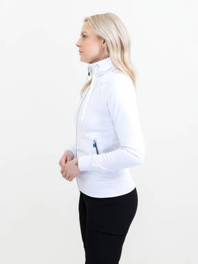 Printer Jog Rsx Sweater mit durchgehendem Reißverschluss Damen 2262064 - Weiß