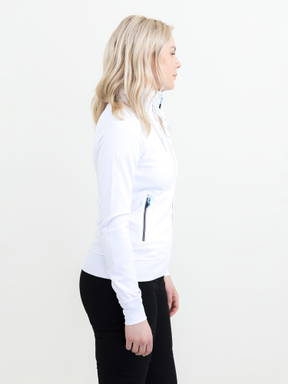 Printer Jog Rsx Sweater mit durchgehendem Reißverschluss Damen 2262064 - Weiß
