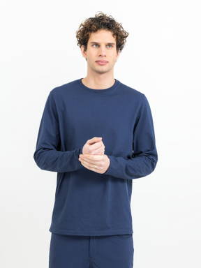 Printer Heavier Pro L/s T-shirt Unisex 2264034 - Marine