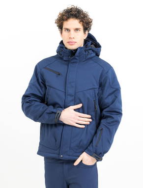 Printer Skeleton Gefütterte Softshelljacke 2261035 - Marineblau