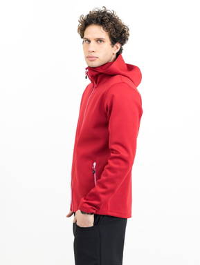 Printer RED Layback Hoodie Heren 2262056 - Rood