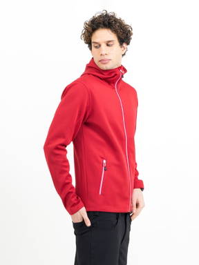 Printer RED Layback Hoodie Heren 2262056 - Rood