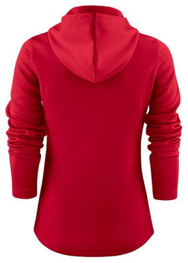 Drucker RED Layback Hoodie Damen 2262057 - Rot