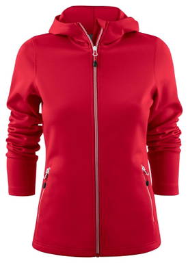 Drucker RED Layback Hoodie Damen 2262057 - Rot