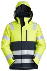 Snickers ProtecWork, Isolerend Jack met Capuchon, High-Vis Klasse 3 1163
