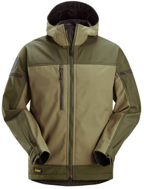 Snickers AllroundWork, Softshell Stretch Jack met Capuchon 1226