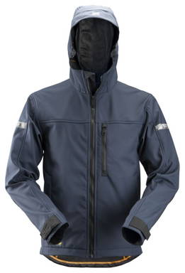 Snickers AllroundWork, Soft Shell Jack met Capuchon 1229