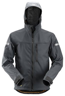 Snickers AllroundWork, Soft Shell Jack met Capuchon 1229