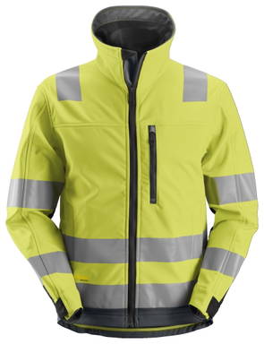 Snickers AllroundWork, High-Vis Softshell Jack Klasse 3 1230
