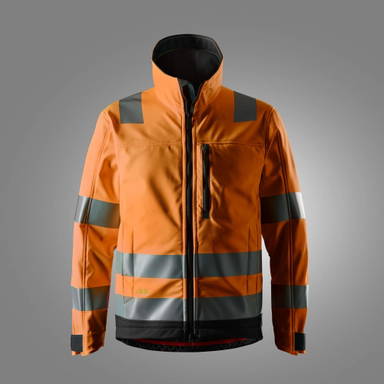 Snickers AllroundWork, High-Vis Softshell Jack Klasse 3 1230