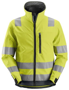 Snickers AllroundWork, High-Vis Softshell Jack Klasse 3 1230