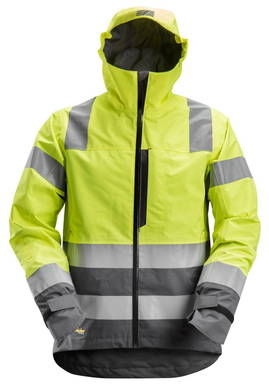 Snickers AllroundWork, High-Vis Waterproof Shell Jack Klasse 3 1330