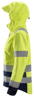 Snickers AllroundWork, Dames High-Vis Waterproof Shell jack Klasse 2/3 1347