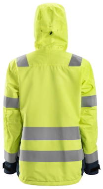 Snickers AllroundWork, Dames High-Vis Waterproof Shell jack Klasse 2/3 1347