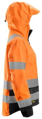 Snickers AllroundWork, Dames High-Vis Waterproof Shell jack Klasse 2/3 1347