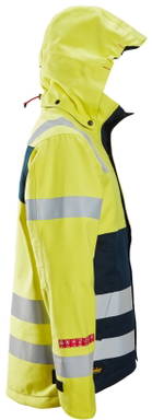Snickers PROTECWORK, WATERPROOF SHELL JACK,  HIGH-VIS Klasse 3 1361