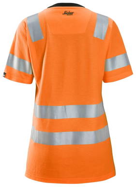 Snickers High-Vis, Klasse 2 Dames T-Shirt 2537