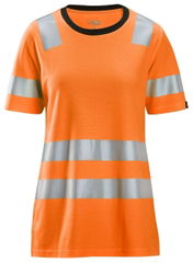 Snickers High-Vis, Klasse 2 Dames T-Shirt 2537