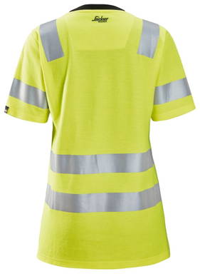 Snickers High-Vis, Klasse 2 Dames T-Shirt 2537