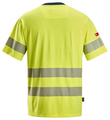 Snickers ProtecWork, T-shirt met Korte Mouwen, High-Vis Klasse 3 2562