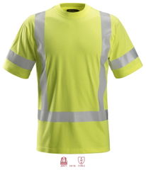 Snickers ProtecWork, T-Shirt mit kurzen Ärmeln, High-Vis Klasse 3 2562