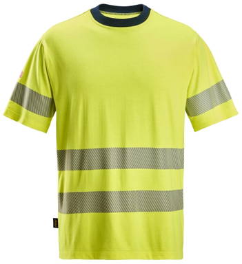 Snickers ProtecWork, T-shirt met Korte Mouwen, High-Vis Klasse 3 2562