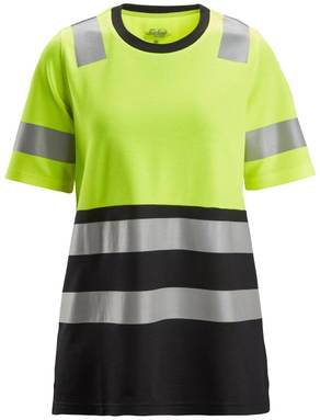 Snickers High-Vis, Klasse 1 Dames T-Shirt 2573