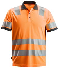 Polo Snickers AllroundWork, haute visibilité, classe 2 2730
