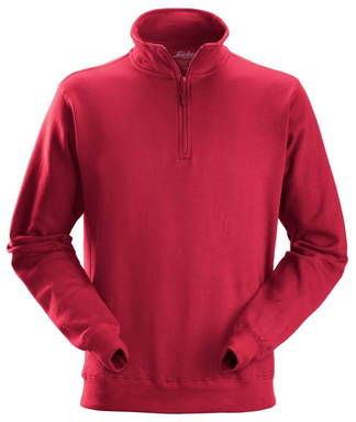 Snickers Sweatshirt met ½ Rits 2818