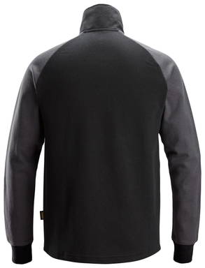 Snickers Tweekleurig Sweatshirt met Halve Rits 2841