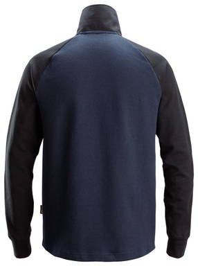 Snickers Tweekleurig Sweatshirt met Halve Rits 2841