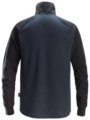 Snickers Tweekleurig Sweatshirt met Halve Rits 2841