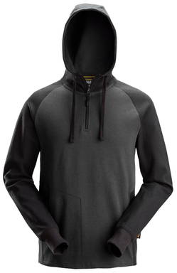 Snickers Tweekleurige Hoodie met Halve Rits 2842