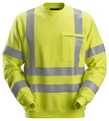 Snickers ProtecWork Sweatshirt, High-Vis Klasse 3 2863