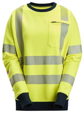 Snickers ProtecWork, Dames Sweatshirt, High-Vis Klasse 3/2 2876