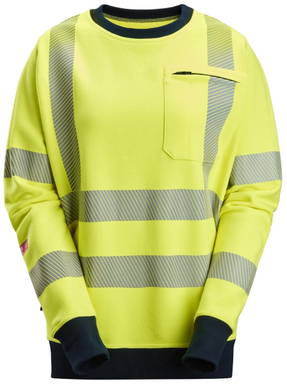 Snickers ProtecWork, Dames Sweatshirt, High-Vis Klasse 3/2 2876