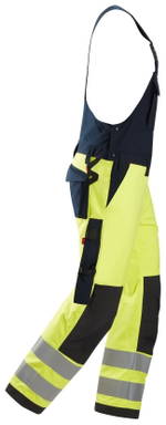 Snickers ProtecWork, Bib & Brace, High-Vis Klasse 2 6060