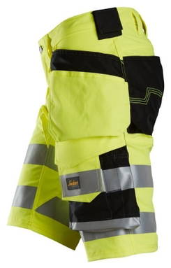 Snickers High-Vis Klasse 1 Stretch Korte Werkbroek met Holsterzakken 6135