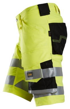 Snickers High-Vis Klasse 1 Stretch Korte Werkbroek 6136