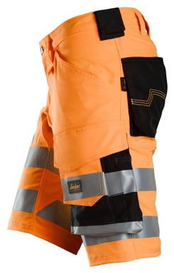 Snickers High-Vis Klasse 1 Stretch Korte Werkbroek 6136