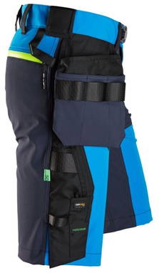 Snickers FlexiWork, Softshell Stretch Korte Werkbroek+ met Holsterzakken 6140