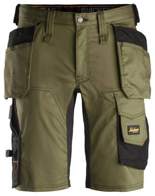 Snickers AllroundWork, Stretch Korte Broek met Holsterzakken 6141
