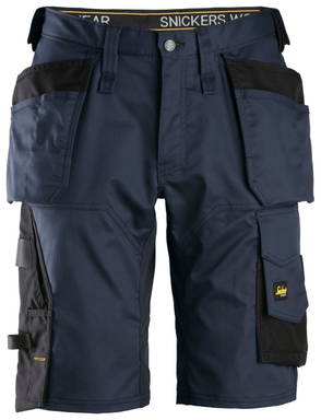 Snickers AllroundWork, Stretch Loose fit Korte Werkbroek met Holsterzakken 6151