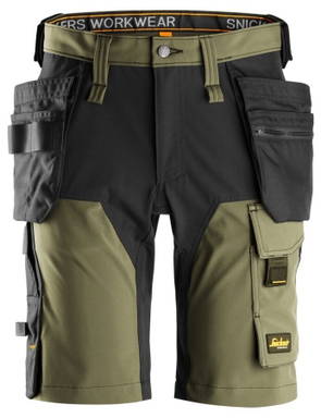 Snickers AllroundWork, 4-Weg Stretch Korte Broek met Holsterzakken 6175