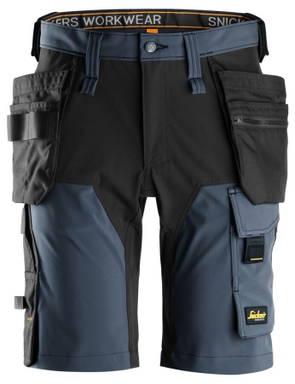 Snickers AllroundWork, 4-Weg Stretch Korte Broek met Holsterzakken 6175