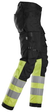 Snickers High-Vis, Klasse 1 Stretchbroek met holsterzakken 6234